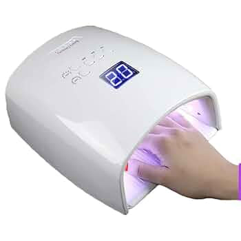 LED Nail Lamp Rechargeable, Cordless Gel Light, 48W Wireless Gel Nail Lamp Uv LED Nail Light Curing Nail Dryer for Gel Nails with LCD Screen