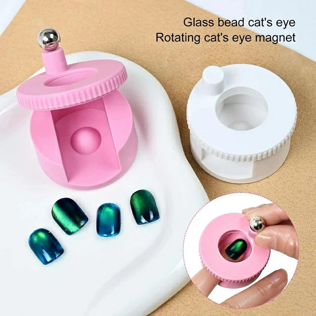 Rotating cateye magnet