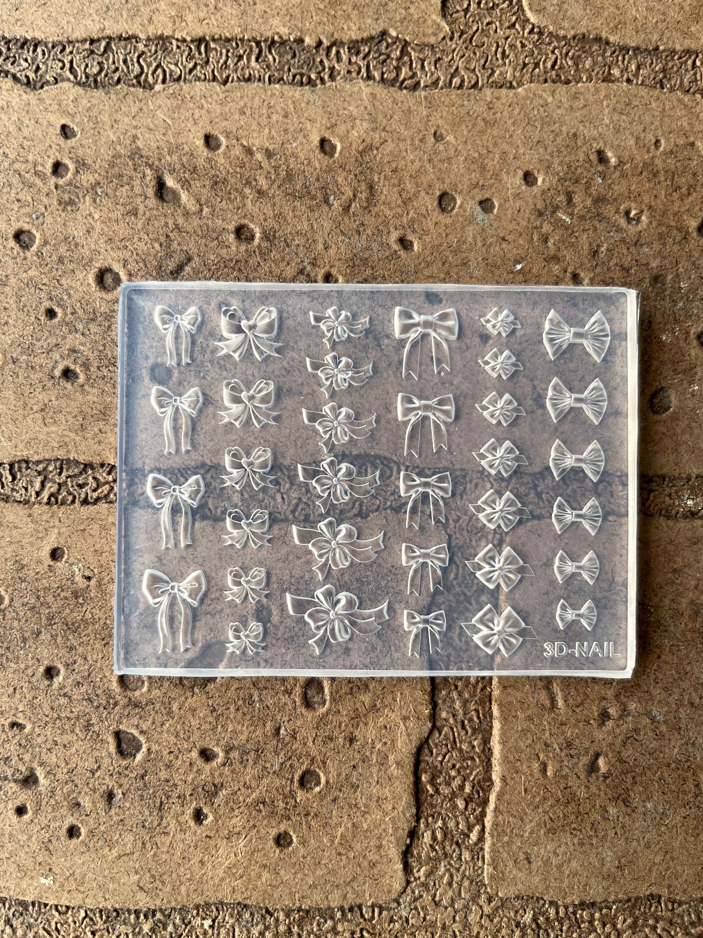 3D Ribbon & Bow Nail Art Silicone Mold – Decorative Designs | Silicone nail art mold #12