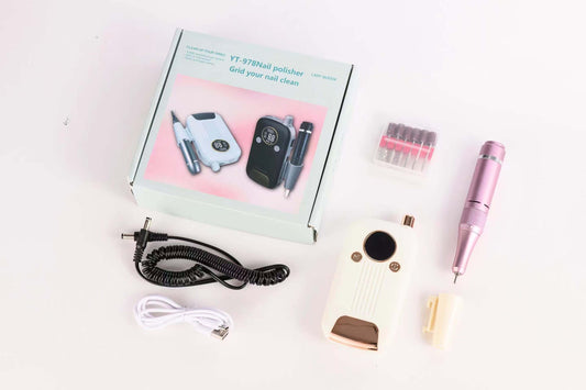 YT-978 Electric Nail Polisher | Professional Rechargeable Portable Nail Drill Machine-45000 Rounds Per Second