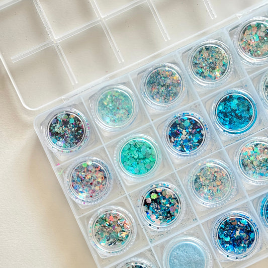 Blue Pack Glitters