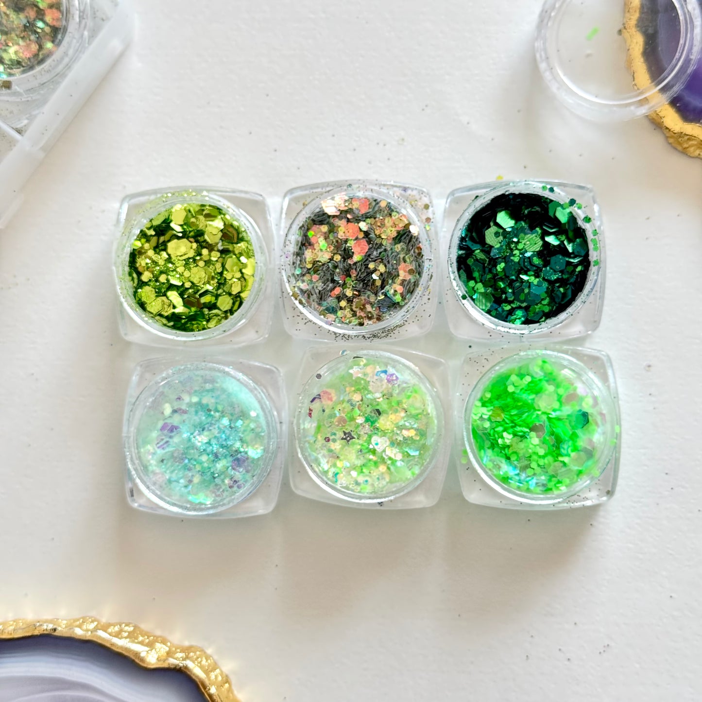 Green Pack Glitters