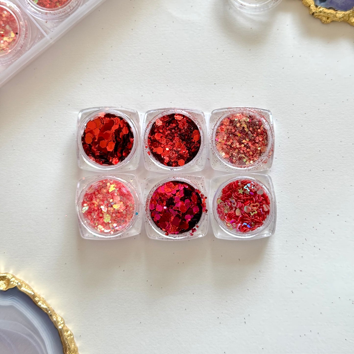 Red Pack Glitters