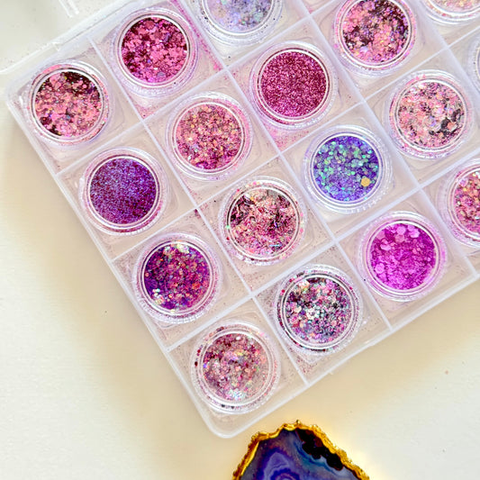 Purple & Pink Pack Glitters