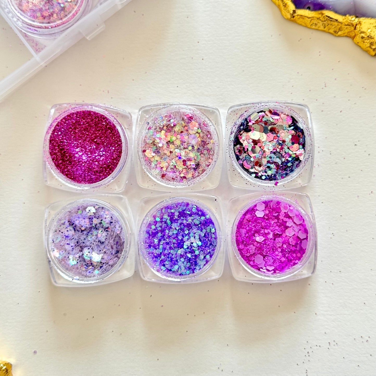 Purple & Pink Pack Glitters