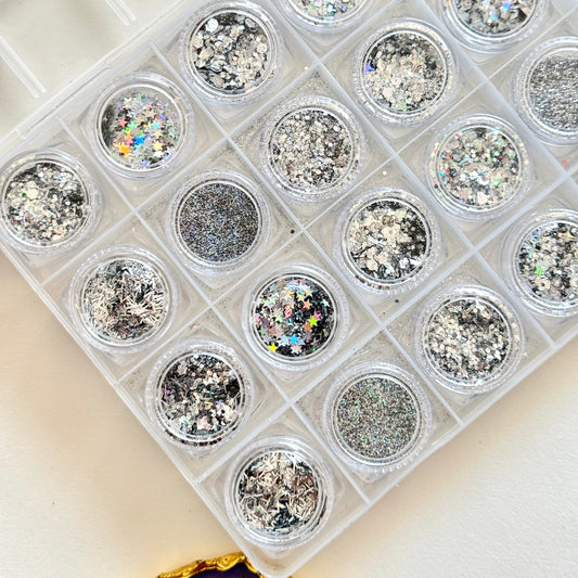 Silver Pack Glitters
