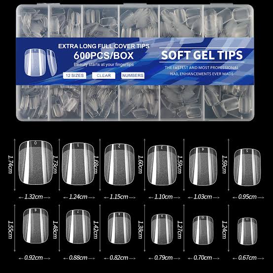 Short square (clear semi buffed)