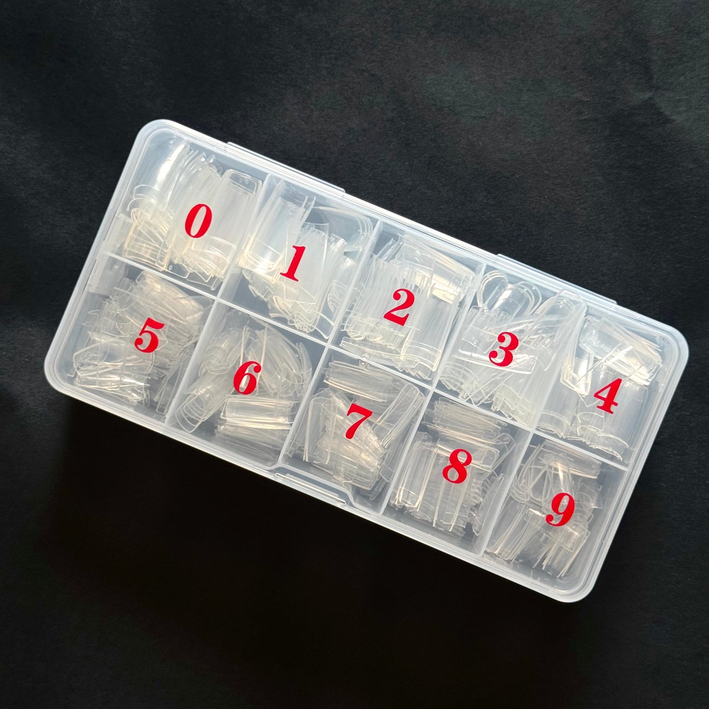 Moon Shaped Tips (Clear)