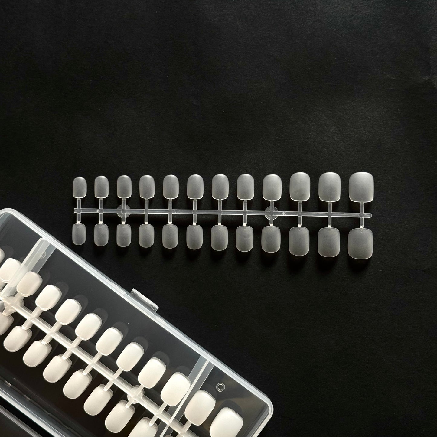Small squoval (clear and fully buffed) C1