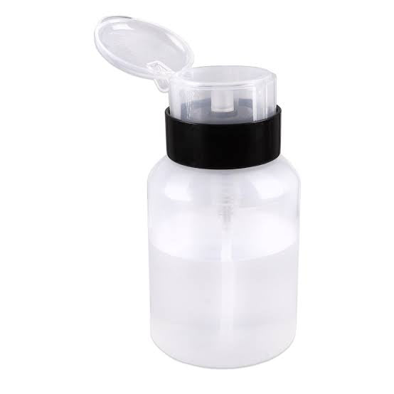 Push-Down Dispenser Bottle for Nail Polish Remover – Leak-Proof, 200ml Capacity