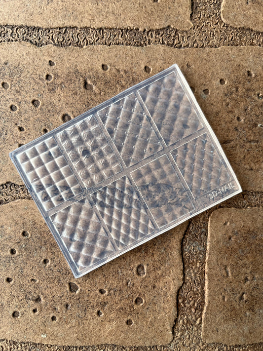 3D Geometrical Nail Art Silicone Mold | Silicone Nail Art Mold # 21