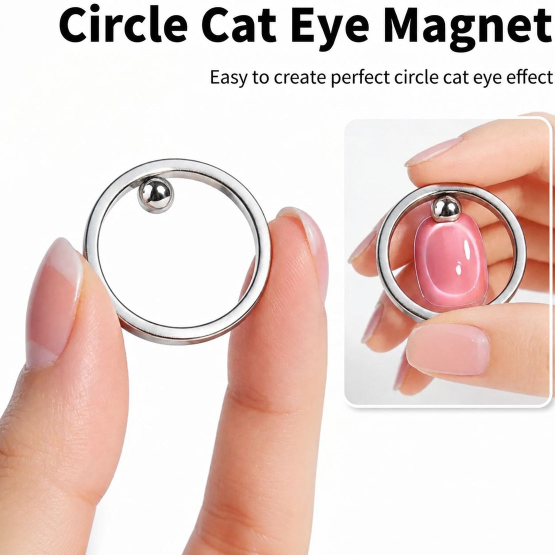 Circle cateye magnet