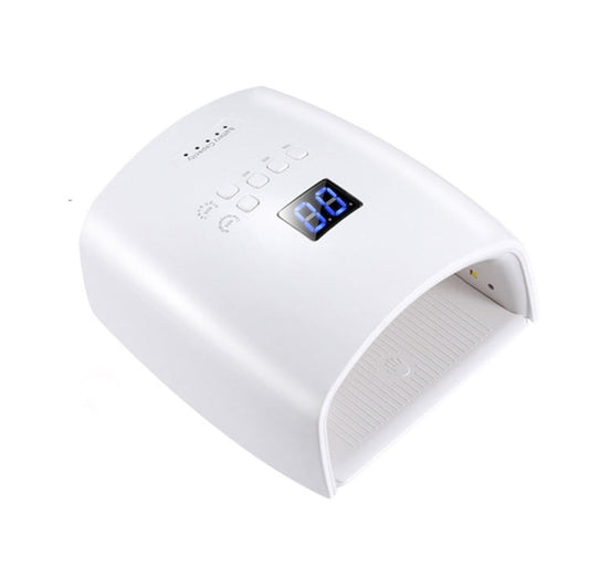 LED Nail Lamp Rechargeable, Cordless Gel Light, 48W Wireless Gel Nail Lamp Uv LED Nail Light Curing Nail Dryer for Gel Nails with LCD Screen