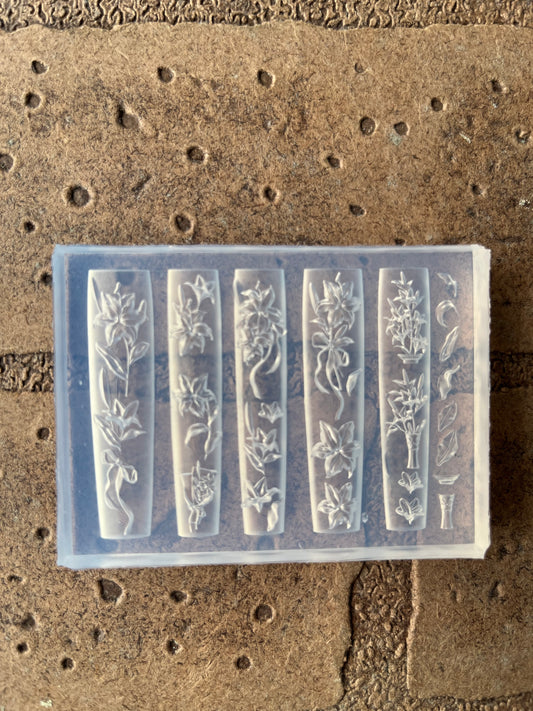 3D Silicone Nail Art Mold – Floral Design | Silicone Nail Art Mold #17