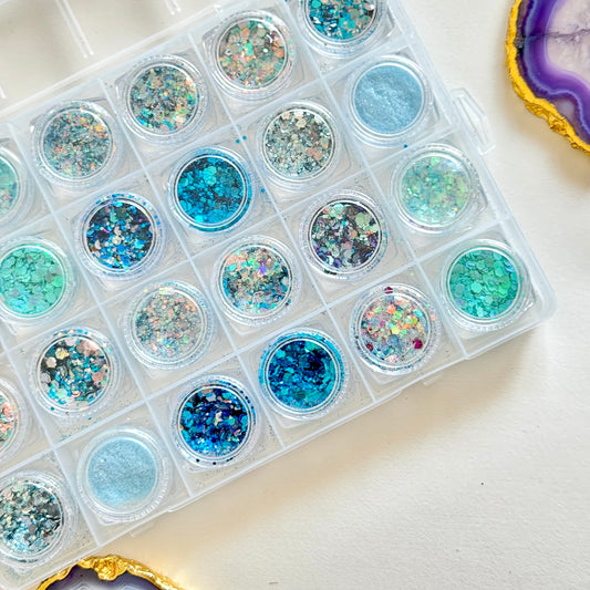 Blue Pack Glitters
