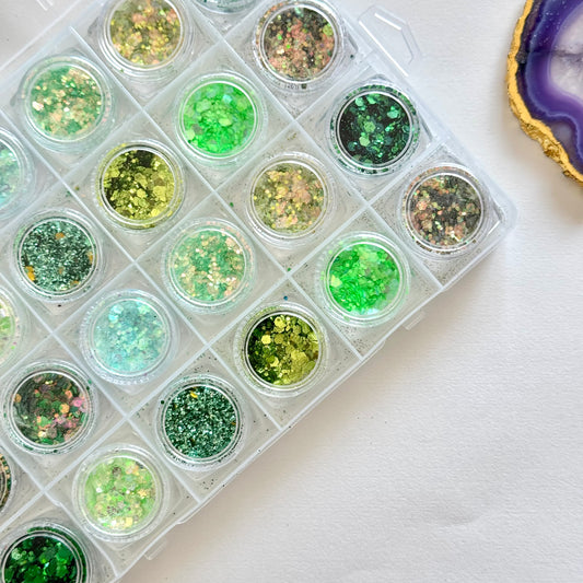 Green Pack Glitters