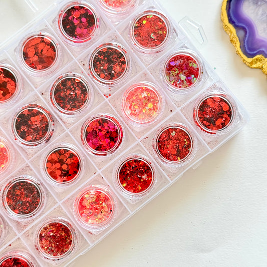 Red Pack Glitters