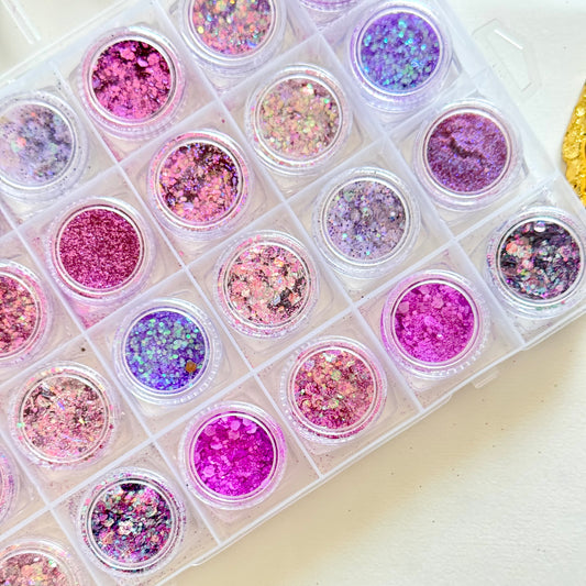 Purple & Pink Pack Glitters
