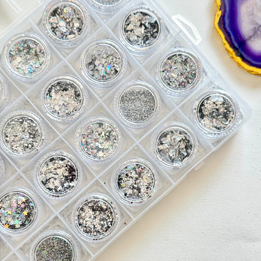 Silver Pack Glitters