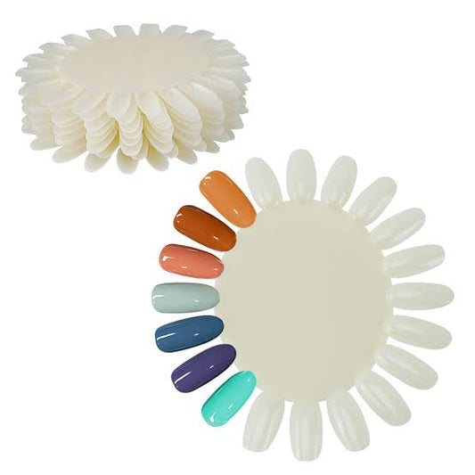 Nail Color Display Wheel – 10-Piece Set for Polish & Art Showcases